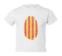 Camiseta bebé impremta ADN català - Blanco, 1 año