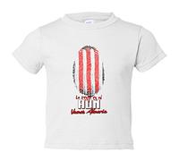 Camiseta bebé lo tengo en mi ADN futbolero de Almería - Blanco, 2 años
