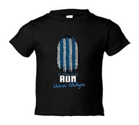 Camiseta bebé lo tengo en mi ADN futbolero de Málaga - Negro, 2 años