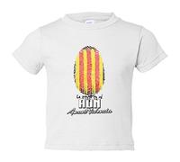 Camiseta bebé lo tengo en mi ADN futbolero de Valenciana - Blanco, 2 años