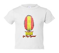 Camiseta bebé lo tengo en mi ADN futbolero español - Blanco, 1 año