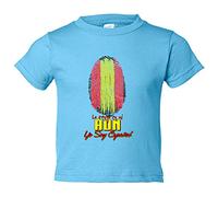 Camiseta bebé lo tengo en mi ADN futbolero español - Celeste, 1 año