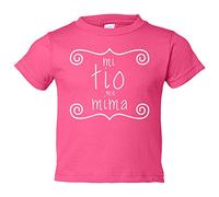 Camiseta bebé Mi tío me mima - Rosa, 2 años