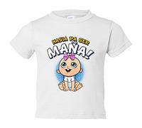 Camiseta bebé nacida para ser Maña del Zaragoza para aficionado al fútbol - Blanco, 1 año
