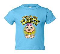 Camiseta bebé nacida para ser una Submarino Amarillo para aficionado al fútbol de Cádiz - Celeste, 2 años