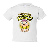Camiseta bebé nacida para ser una Submarino Amarillo para aficionado al fútbol de Villarreal - Blanco, 1 año
