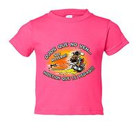Camiseta bebé ojos que no ven Hostión que te pegas soy motero - Rosa, 1 año