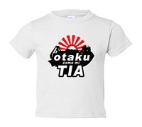 Camiseta bebé Otaku como mi tía - Blanco, 2 años