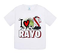 Camiseta bebé para enamorado de su equipo de fútbol del Rayo - Blanco, 1 año
