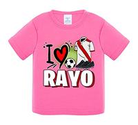 Camiseta bebé para enamorado de su equipo de fútbol del Rayo - Rosa, 1 año