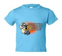 Camiseta bebé para ir en moto se necesita un par soy motero - Celeste, 2 años