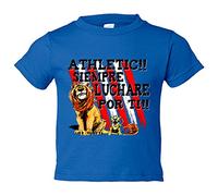 Camiseta bebé para leones con frase Athletic siempre luchare por ti - Azul Royal, 2 años