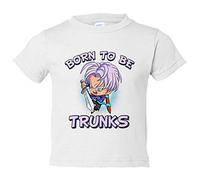 Camiseta bebé parodia born to be Trunks del futuro con espada - Blanco, 1 año