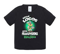 Camiseta bebé parodia de Asteris para aficionados al fútbol de Elche - Negro, 2 años