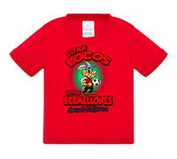 Camiseta bebé parodia de Asteris para aficionados al fútbol de Mallorca - Rojo, 1 año