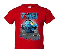 Camiseta bebé parodia de Tronos The Night King The Party Is Here - Rojo, 2 años