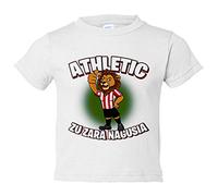 Camiseta bebé parodia del león la mascota del Athletic - Blanco, 2 años