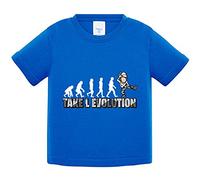 Camiseta bebé parodia Take L Evolution - Azul Royal, 1 año