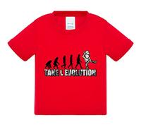 Camiseta bebé parodia Take L Evolution - Rojo, 1 año