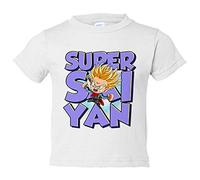 Camiseta bebé parodia Trunks del futuro Super Guerrero - Blanco, 1 año