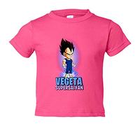 Camiseta bebé parodia Vegeta Super Saiyan - Rosa, 2 años