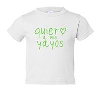Camiseta bebé Quiero a mis yayos - Blanco, 2 años