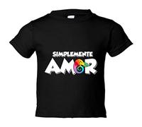 Camiseta bebé simplemente amor camaleónico camaleón - Negro, 2 años
