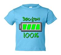 Camiseta bebé Sóc jo al cent per cent - Celeste, 2 años