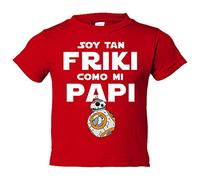 Camiseta bebé Soy el sobrino de mi tío friki - Rojo, 2 años