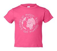 Camiseta bebé Tengo el mejor tío del mundo - Rosa, 1 año