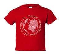 Camiseta bebé Tengo la mejor mama del mundo - Rojo, 1 año