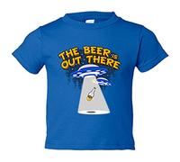Camiseta bebé The Beer Is Out There friki cervezero - Azul Royal, 1 año