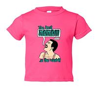 Camiseta bebé The Best Mama In The World - Rosa, 1 año