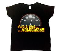 Camiseta bebé Vivo a toda velocidad - Negro, 2 años