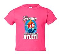 Camiseta bebé yo te bendigo por ser del Atleti Neptuno - Rosa, 2 años