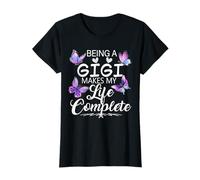 Camiseta Being A Gigi Makes My Life Complete Butterflies Camiseta