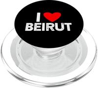 Camiseta Beirut Lebano - Camiseta I Love You Beirut Lebanon PopSockets PopGrip para MagSafe
