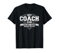 Camiseta Best Coach Ever Yes My Team Bought Me This Camiseta