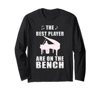 Camiseta Best Player Are on The Bench Piano Player para Mujer, Hombre y niño Manga Larga