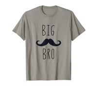 Camiseta Big Brother - Big Bro Boys Bigote Graphic Camiseta