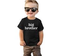 Camiseta Big Brother para bebé niño Little for Big, camiseta de verano de manga corta, camiseta de hermano mayor, camiseta de verano para niños, camiseta de niño, camiseta de verano, camiseta para