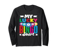 Camiseta Bingo My Lucky Bingo estilo jugador Manga Larga