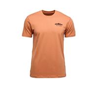 Black Diamond - Ropa para escalada - M Mountainscape SS Tee Moab Brown - Talla S - Naranja Naranja S