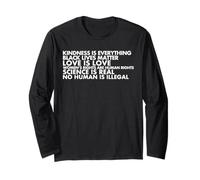 Camiseta Black Lives Matter Kindness, Love Is Love Manga Larga