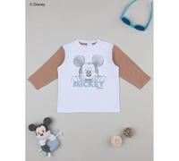 Camiseta blanca con Mickey Mouse para niño