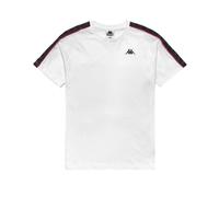 Camiseta blanca KAPPA blanca BANDA COEN SLIM 222 hombre