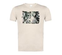 Camiseta Blanco Natural con Imagen A Todo Color Cuadro EL GUERNICA DE Pablo Picasso Moda Verano Tshirt