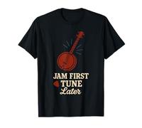 Camiseta Bluegrass Jam Banjo Picker para músicos folclóricos, Banda de Cuerdas Camiseta