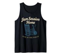 Camiseta Bluegrass Jam Banjo Picker para músicos folclóricos, Banda de Cuerdas Camiseta sin Mangas