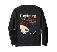 Camiseta Bluegrass Jam Banjo Picker para músicos folclóricos, Banda de Cuerdas Manga Larga